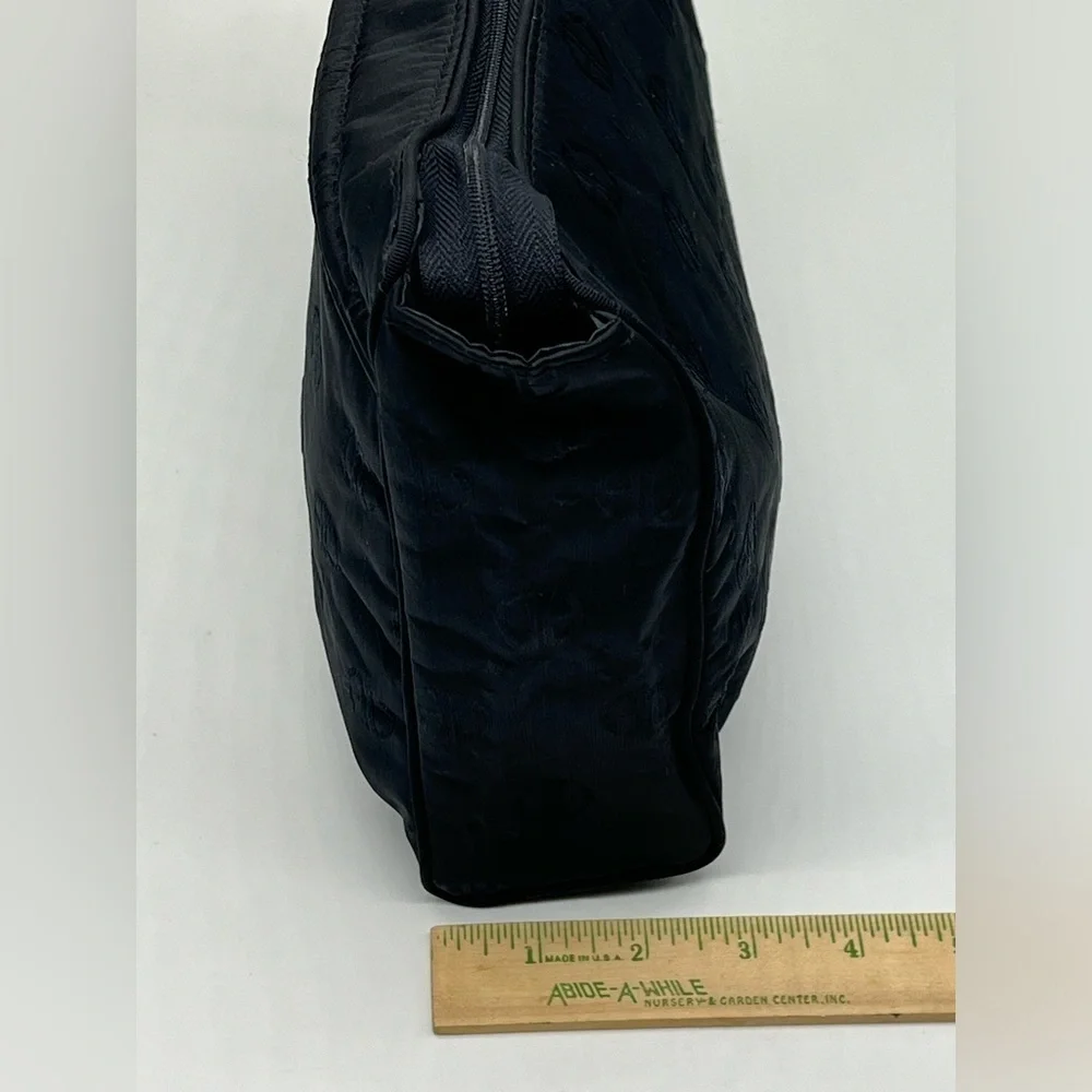 adrienne vittadini toiletry bag monogrammed black